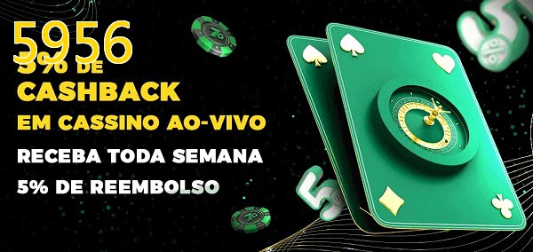 Promoções do cassino ao Vivo 5956